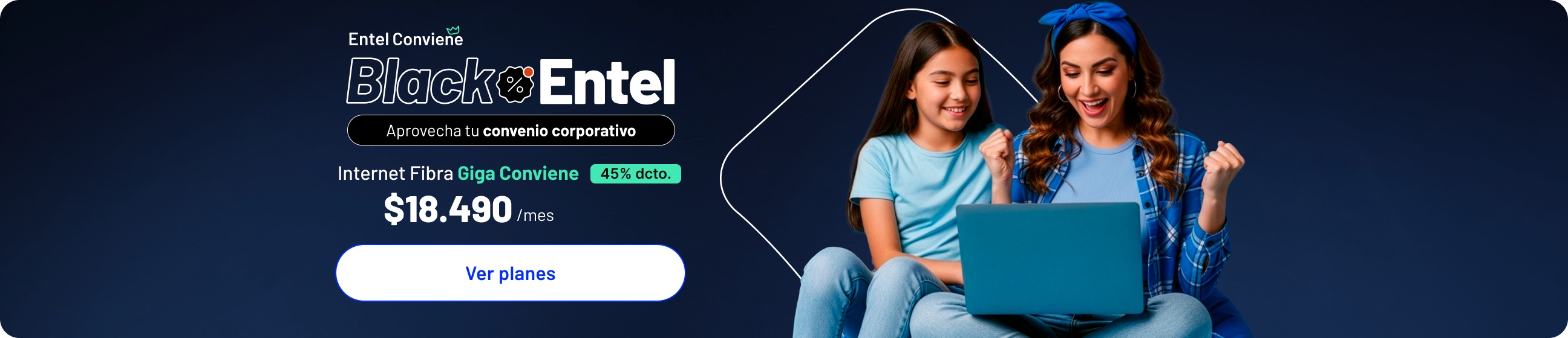 Internet hogar con precios congelados Fibra Giga Conviene