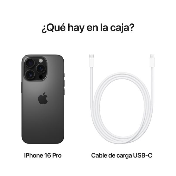 Apple iPhone 16 Pro Negro - 128GB