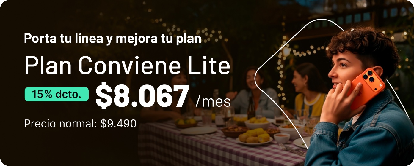 Porta tu línea y mejora tu plan Plan Conviene Premium HD
