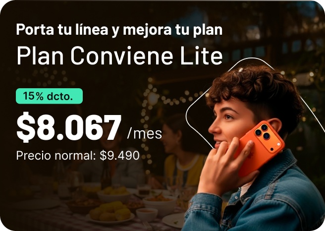 Porta tu línea y mejora tu plan Plan Conviene Premium HD