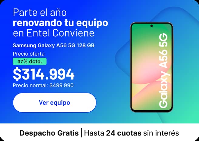 Lo mejor de Apple y Samsung está en Entel Conviene