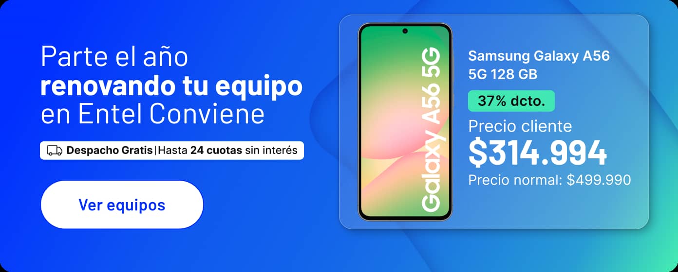 Lo mejor de Apple y Samsung está en Entel Conviene