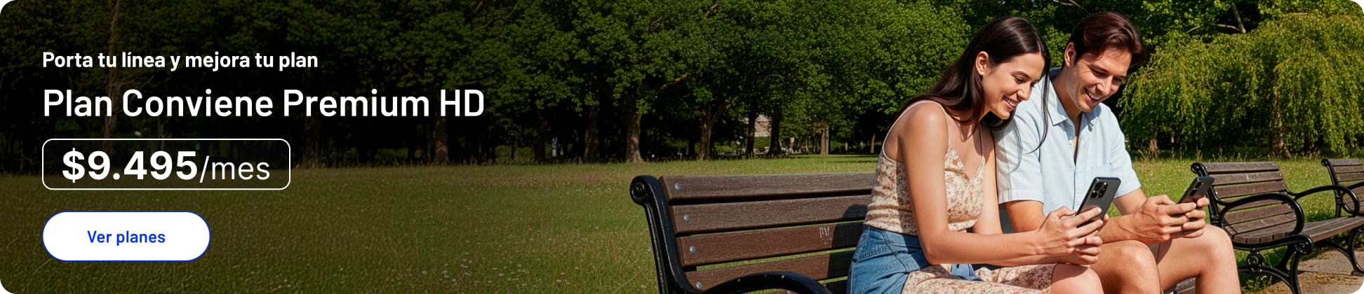 Porta tu línea y mejora tu plan Plan Conviene Premium HD