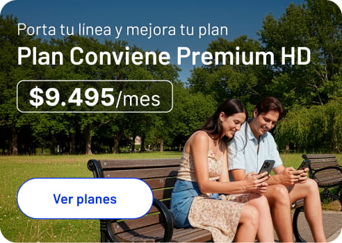 Porta tu línea y mejora tu plan Plan Conviene Premium HD