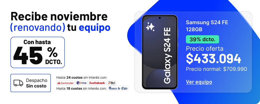 Recibe noviembre renovando tu equipo