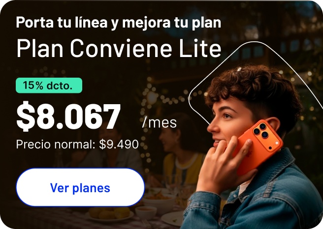 Porta tu línea y mejora tu plan Plan Conviene Premium HD